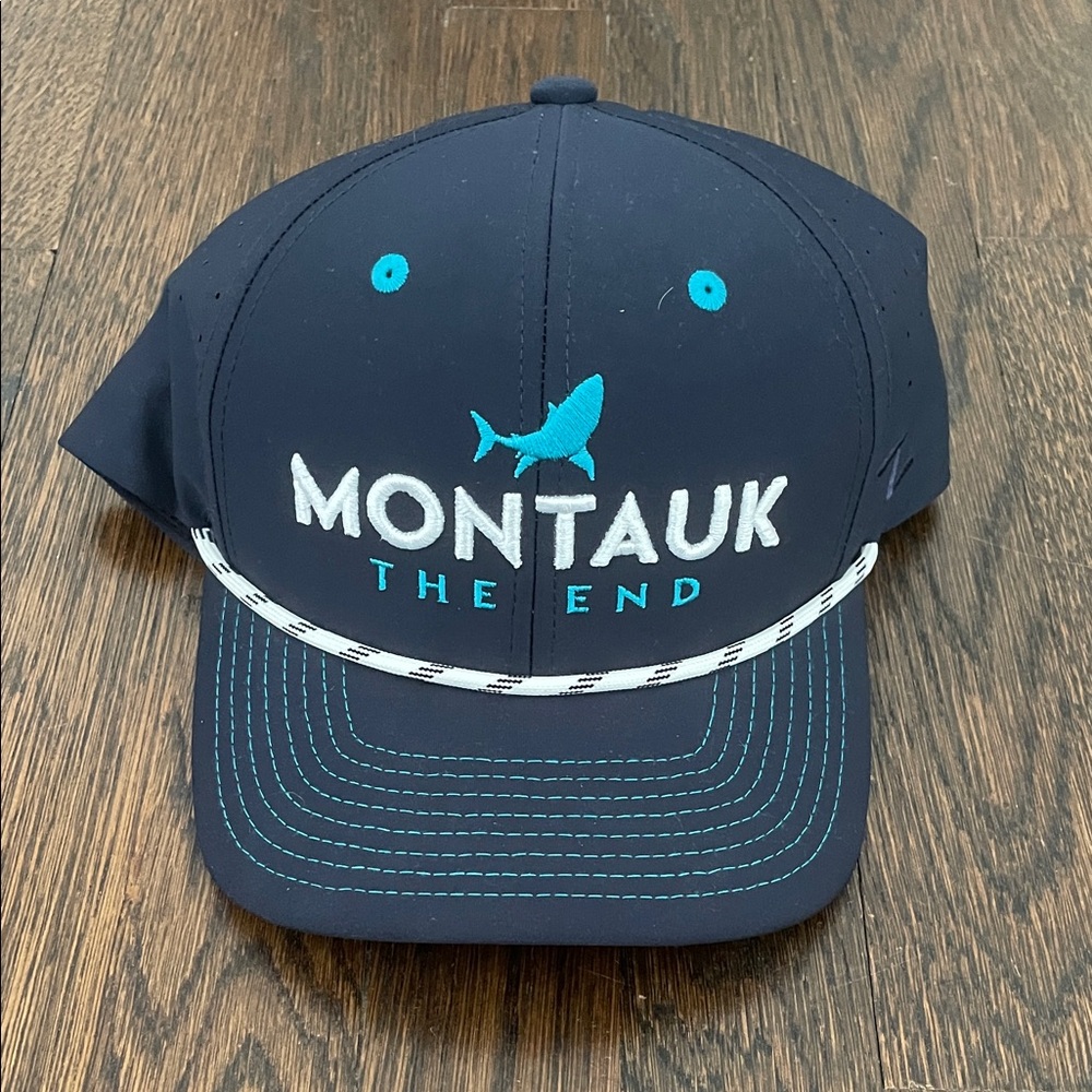 Montauk The End Navy Cap